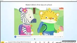 Mimi's first day at school