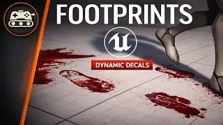 Surface-Based Footprint Decals in Unreal Engine 5 (Dynamic & Fading)