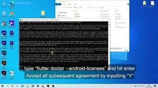 Flutter SDK installation, and setup first time procedure in windows 10