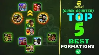 Top 5 Best Formations For Quick Counter In eFootball 2024