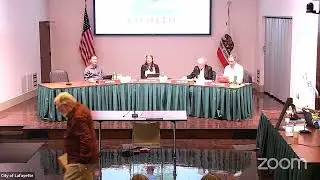 Lafayette City Council Meeting, September 23, 2024