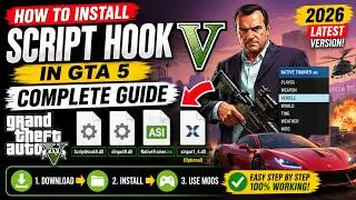 🔥 How to Install Script Hook V in GTA 5 Complete Guide (2026) | GTA 5 Mods Tutorial