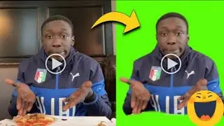 Remove the green background from the green screen video