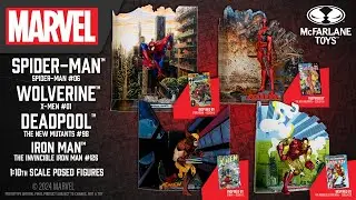 NEW Marvel™ Bundle (4) 1:10th Scale Posed Figures w/Scenes | Action Figure Showcase