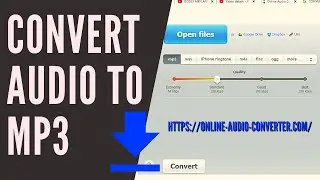 HOW TO CONVERT AUDIO TO MP3 I 