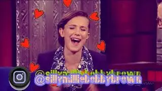 That's What I Like// Millie Bobby Brown On The Colbert Late Show Edit