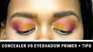 Concealer vs Eyeshadow Primer + Tips | Always Khalipha