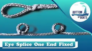 Create Perfect Eye Splices Even When One End is Fixed