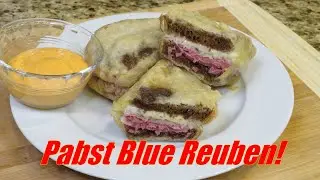 Pabst Blue Reuben! Beer Battered, Deep Fried Deliciousness!