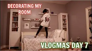 getting splinters while christmas decorating | vlogmas day 7