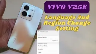 Vivo V25e Language and Region Change | Forget Language Setting