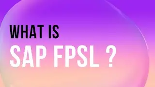 What is SAP FPSL? 