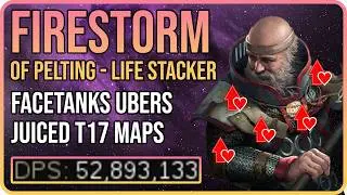 DESTROY Uber Bosses SAFELY | Blood Magic Firestorm Inquisitor Build Guide 3.25