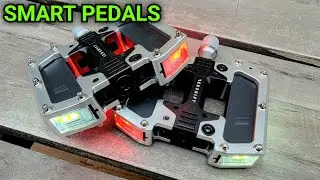 REDSHIFT ARCLIGHT PRO Flat Bicycle Pedals with LED Lights,
