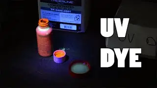 Use UV DYE to find OIL LEAKS FAST!