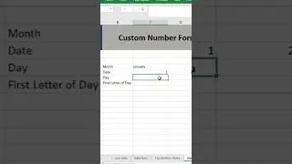 Custom Date formats in Excel
