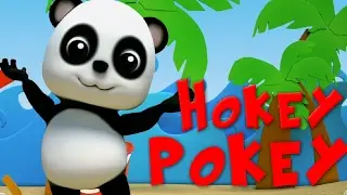 Baby Bao Panda | hokey pokey | nursery rhymes | baby songs | 3d rhymes | childrens song