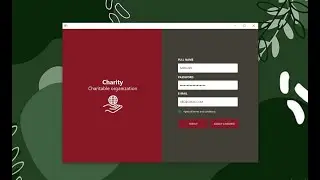 JavaFX UI Design SignIn -SignUp Example