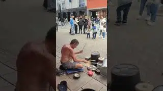 Straßen Schlagzeuger Mike in Saarbrücken
