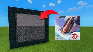 How to Make a PORTAL to FREE FIRE in Minecraft