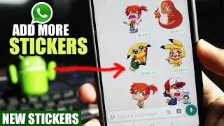 How to Send Watsapp Stickers in telugu - Send Stickers on Whatsapp