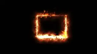Window on Fire Effect Overlay  No Copyright
