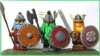 Dwarfs - LEGO minifigure + modeling clay. How to make