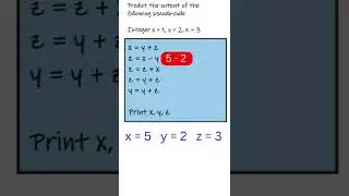 Capgemini pseudocode - 2 #shorts