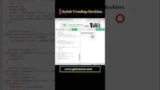 Trending Stylish Checkbox HTML, CSS Code Free #shorts