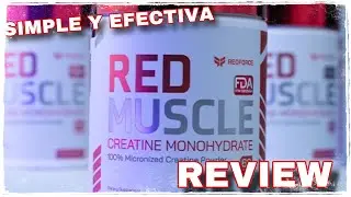 Red Muscle de Red Force Supps. | Una creatina monohidratada sin mucho cuento.