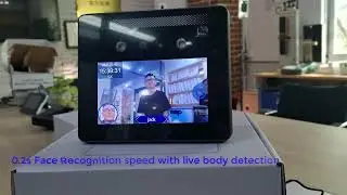 Multi 5 Users Face Recognition Time Attendance Solution