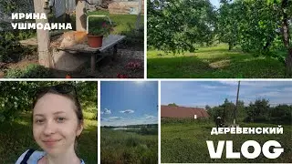 ВОДОПАД? || уехала в деревню || уютный летний влог