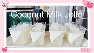 【Kids Learning】Making Coconut Milk Jello】