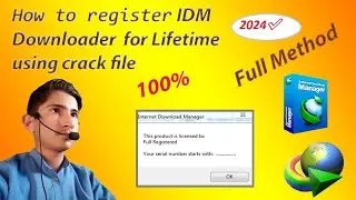 How to Register IDM [Internet Downloader Manager] for LifeTime @sksmartworking#technology