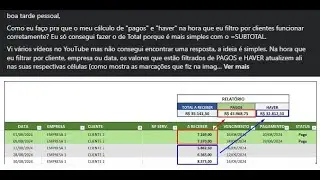 Excel - Utilizando Funções para Somar Dados Filtrados #excel #planilhas #microsoftexcel