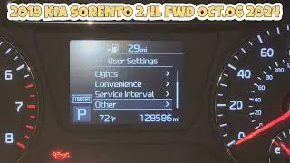 oil light reset of a car
