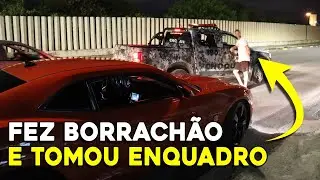 CAMARO TOMOU ENQUADRO E SAIU ACELERANDO