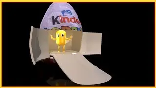 KINDER сюрпризы из киндер сюрприза. Живая капсула показывает игрушки из киндер сюрпризов.