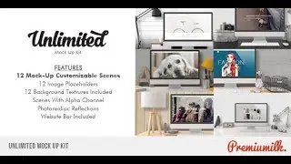 Free download template Videohive 9720154 Unlimited Mock Up Kit