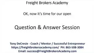 Quick Training Tips from Freight Brokers Academy