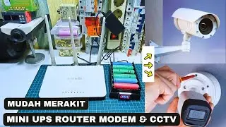 How to Assemble a Mini UPS WIFI Router CCTV Keeps ON ANTI LIGHTS/PLN OFF