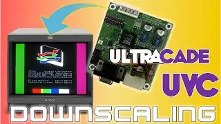 Downscaling Chronicles 13: Ultracade uVC Universal Video Converter. Output 240p 15KHz and 384p 24KHz