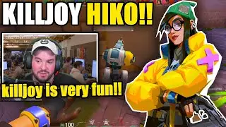 HIKO tries out KILLJOY for FIRST TIME!! [FULL VALORANT MATCH]