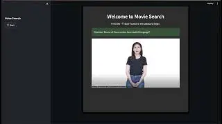 Avatar-Assisted Voice Search: Semantic Movie Finding with Elasticsearch