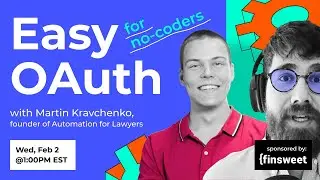 Easy OAuth for No-coders with Martin Kravchenko