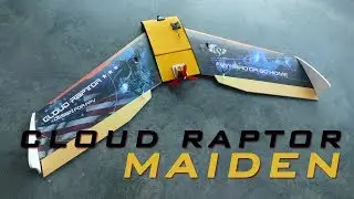 Cloud Raptor 1000mm EPP [FPV] WING - Maiden 👍
