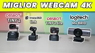 CONFRONTO MIGLIOR WEBCAM 4K - Quale scegliere?