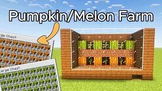Automatic Pumpkin/Melon Farm in Minecraft [1.21.10]