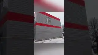 ⚡️ДО/ПОСЛЕ⚡️Фасад, обшитый металлосайдингом ЕВРО-БРУС 