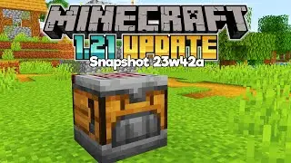 First Look At The Crafter! ▫ Minecraft 1.21 Update, Snapshot 23w42a ▫ Creative & Survival Gameplay